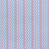 6276 - Wit met rood en blauw zig-zag streepje
