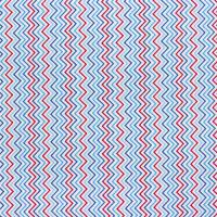 Wit met rood en blauw zig-zag streepje FQ