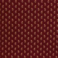 Rood Donker met beige bloemetje FQ