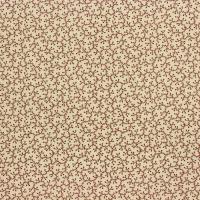 Ivoor-Beige met donkerrood fijn takje