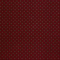 Rood met bruin ruitje en beige sterretje