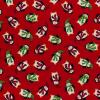 6353 - Rood met kerst puinquins