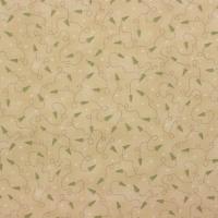 bruin/beige met groene pijltjes bruine stipjes en witte stip FQ