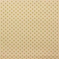Creme/beige met donkerder ovaaltje en tipjes in ruit
