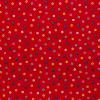 6527 - rood met gekleurde bloemetjes