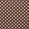 6537 - Bruin met 9mm witte dots