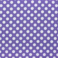Violet met 9mm witte dots