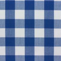 Blauwe ruit geweven (1 inch ruit)