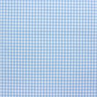 Licht Blauw Geweven Ruiten (ca 2,5 mm streep)