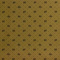 Groenbeige met zwart motiefje en stipjes