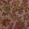 FQ6689 - Lichtpaars met paisley motief en bloemen FQ