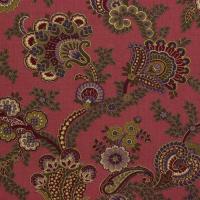 Oudroze met paisley motief en bloemen