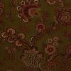 FQ6692 - Legergroen met paisley motief en bloemen FQ