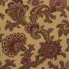 6694 - Lichtbeige met paisley motief en bloemen