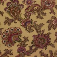 Lichtbeige met paisley motief en bloemen FQ