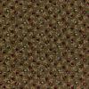 FQ6739 - Beige fijn bruin ruitje met rood bloempje en beige blaadje FQ