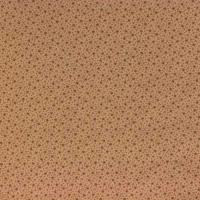 Beige met donkerbeige sterretjes en stipjes