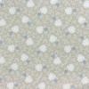 FQ6745 - Licht grijs/beige met witte en blauwe bloemen en takjes FQ