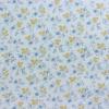 FQ6748 - Licht grijs/blauw met blauw bloemetje en creme blaadje FQ