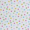 6753 - Wit met onregelmatige pastel dot