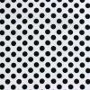 Wit met zwarte dots ca 9 mm FQ