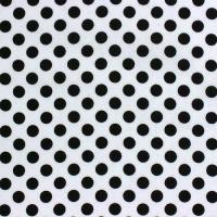 Wit met zwarte dots ca 9 mm FQ