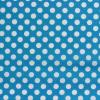 6759 - Turquoise met witte dots ca 9mm