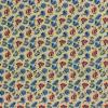 FQ6769 - Creme met rode en blauwe bloemetjes FQ