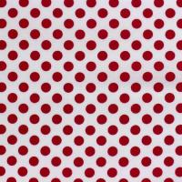 Wit met rode dots ca 9mm