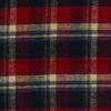 6795 - Rood blauwe geweven ruit flanel
