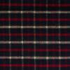 6797 - Blauw met rood en grijze geweven ruit flanel