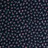 6846 - Donkerblauw met rood-wit bloemetje