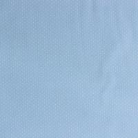 Licht blauw met klein wit pindotje