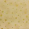 6855 - Creme met gouden sterren en sterretje