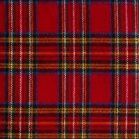 Rood met geel en blauwe gestreepte ruit (Classic Tartans) FQ