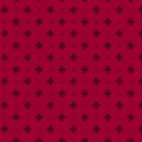 Rood met donkerder fantasiebloemetje en stipje FQ