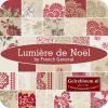 Beige met rood bloemmotief: Tournesal
