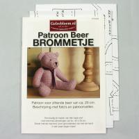 Patroon Beer 'Brommetje' ca. 20 cm hoog